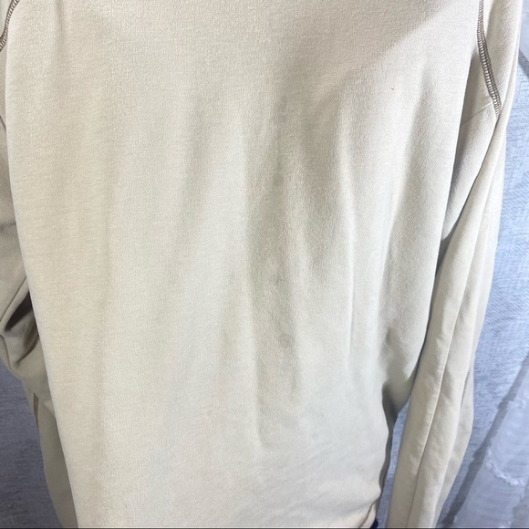 Men's Prana tan pullover crewneck sweater size L - Picture 6 of 7